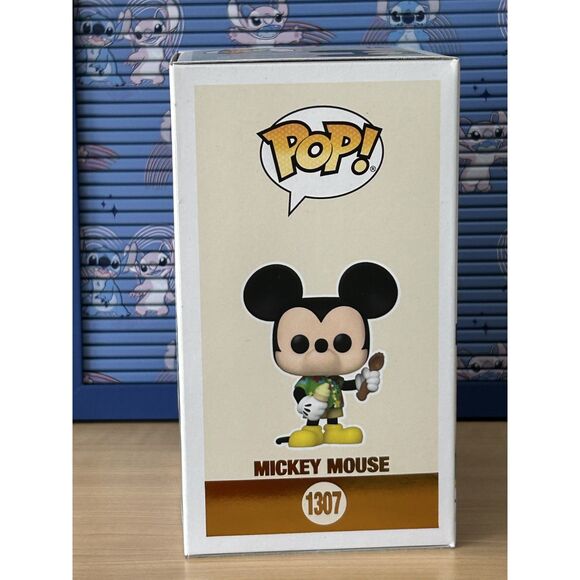 Walt Disney World 50th Anniversary Aloha Mickey Mouse Pop! Vinyl Figure - Picture 4 of 5